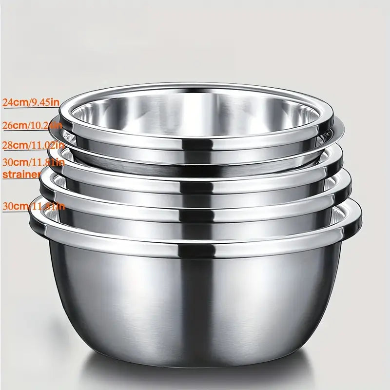 5 sets of extra thick stainless steel