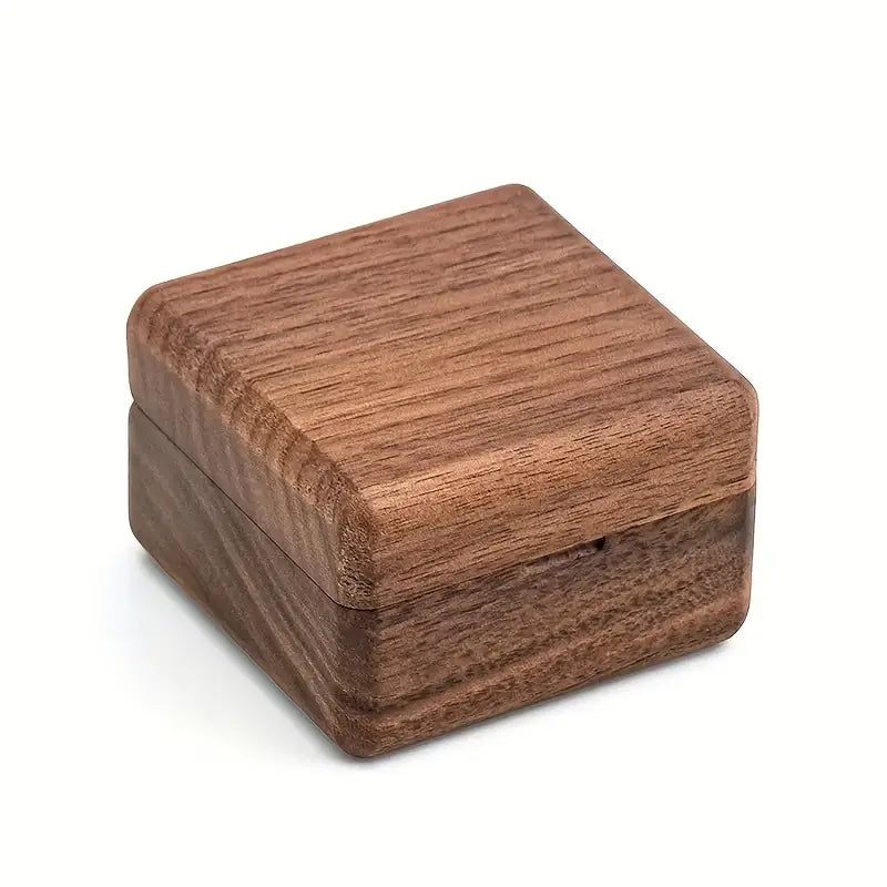 Personalized Wooden Wedding Ring Box