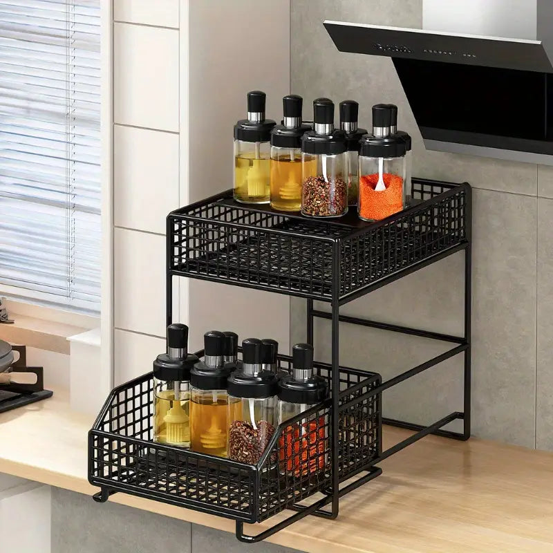 Heavy-Duty No-Drill Kitchen Organizer