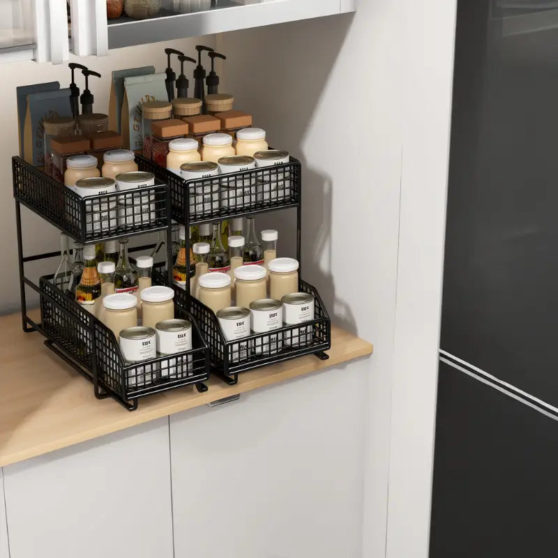 Heavy-Duty No-Drill Kitchen Organizer