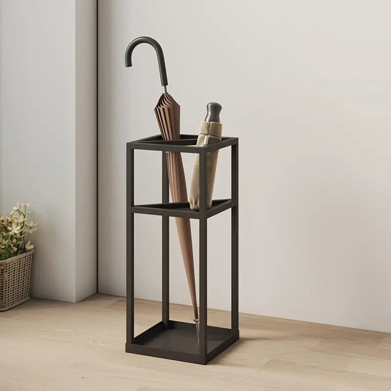 Modern Metal Umbrella Stand, Triple Tier