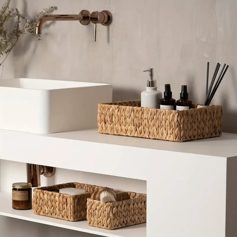 3pcs Set Handwoven Baskets - Large