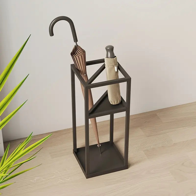 Modern Metal Umbrella Stand, Triple Tier