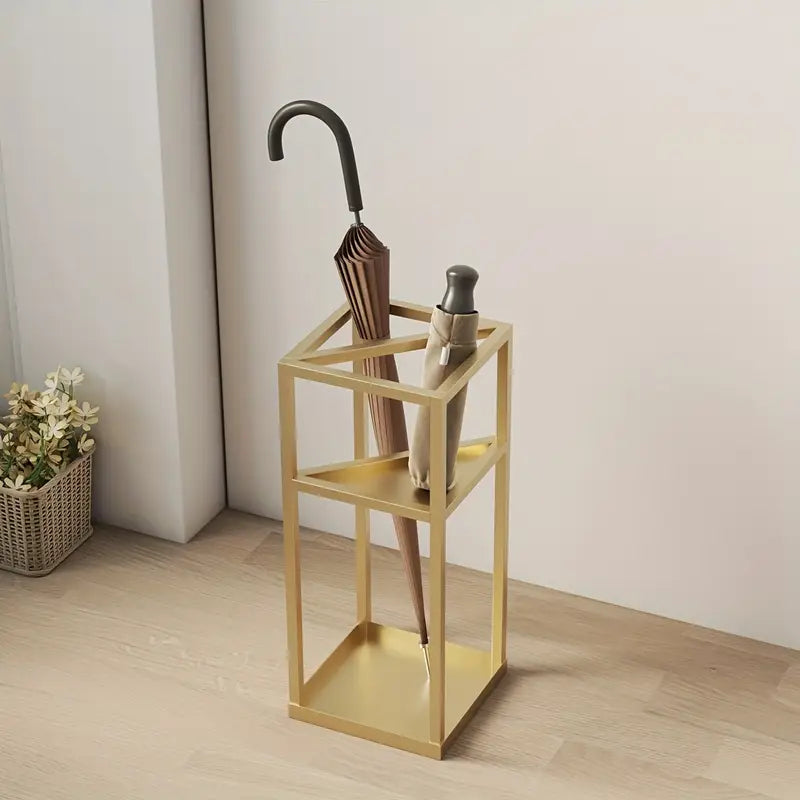 Modern Metal Umbrella Stand, Triple Tier