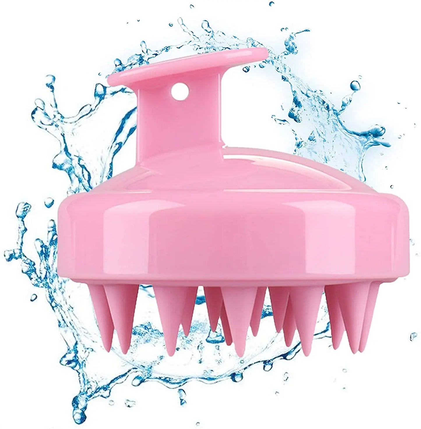 Silicone Massager Scalp Brush Shampoo Massage Comb Shower Head Hair Washing Kit