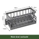 VOVOVA Drainer Rack Kitchen Organizer With a pole Bathroom Sink Rack Soap Holder Sponge Organizer Rack
