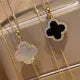 Fashion Four Leaf Clover Pendant Necklaces For Women Simple Temperament Jewelry Zhongweirui
