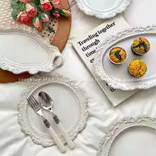 Vintage Relief Ceramic Plates European Classical