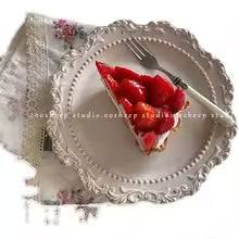 Vintage Relief Ceramic Plates European Classical